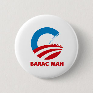 BARAC MAN 6 CM ROUND BADGE
