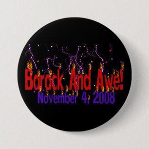 Barack and Awe 7.5 Cm Round Badge