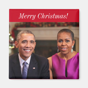 Barack and Michelle 2014WA - Magnet