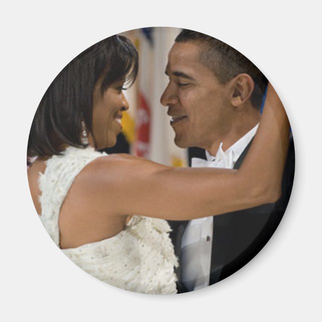 Barack and Michelle Obama Magnet (Front)