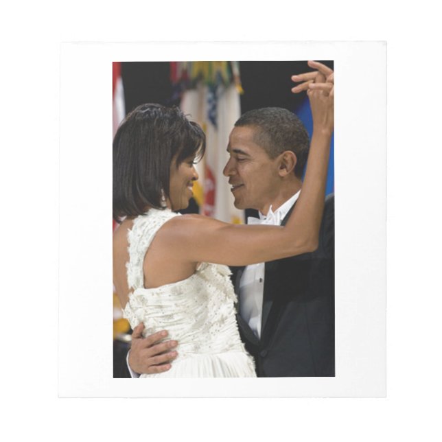 Barack and Michelle Obama Notepad (Front)