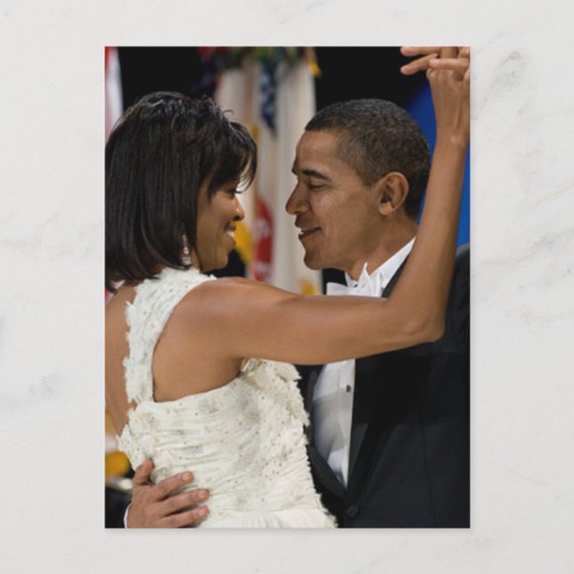Barack and Michelle Obama Postcard (Front)