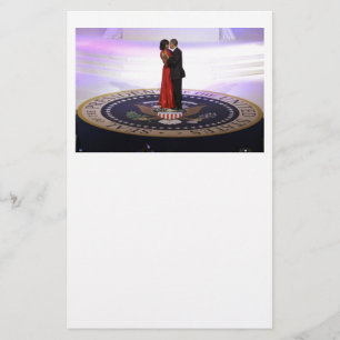 Barack and Michelle Obama Stationery