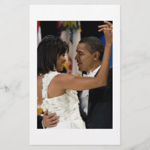 Barack and Michelle Obama Stationery