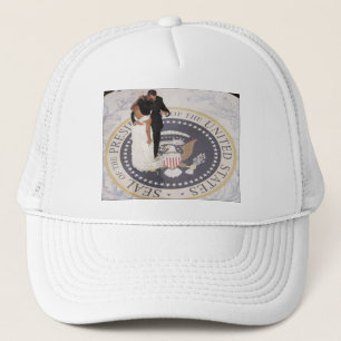 Barack and Michelle Obama Trucker Hat