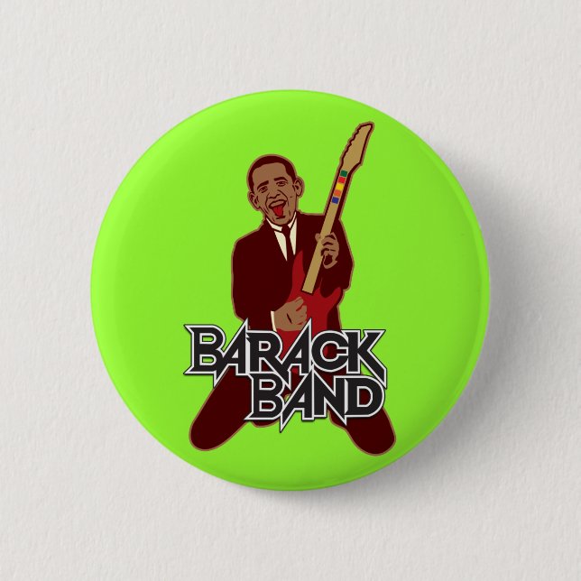 Barack Band 6 Cm Round Badge (Front)