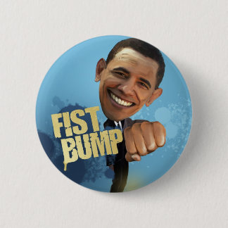 Barack Fist Bump 6 Cm Round Badge
