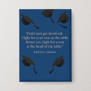 Barack "Lead the Way" Graduation Quote Button