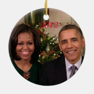 Barack & Michelle 2012 - Ornament