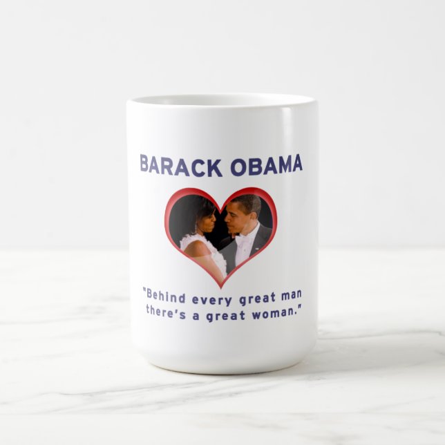 Barack & Michelle Obama Coffee Mug (Center)