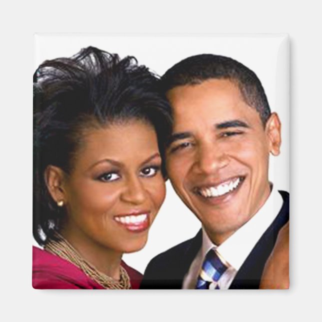 Barack & Michelle Obama Magnet (Front)