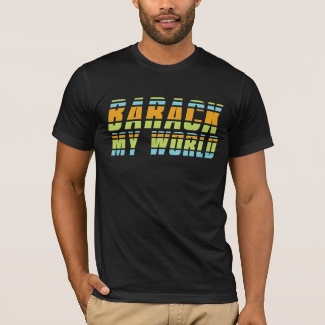 Barack My World Stripes Shirt (Front)