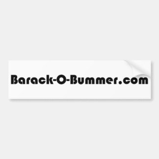 Barack-O-Bummer Bumper Sticker