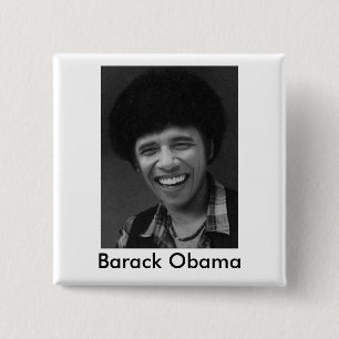 Barack Obama 15 Cm Square Badge