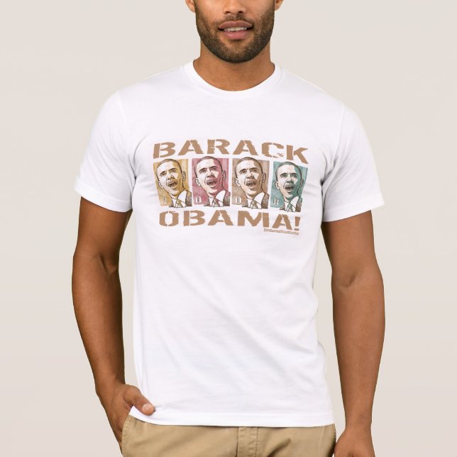 Barack Obama 2008 Image Shirt  (Front)