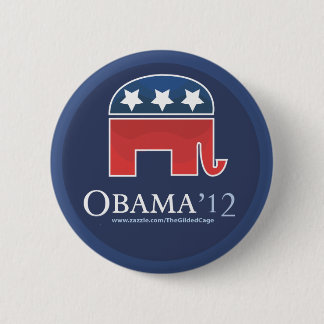 Barack Obama 2012 6 Cm Round Badge