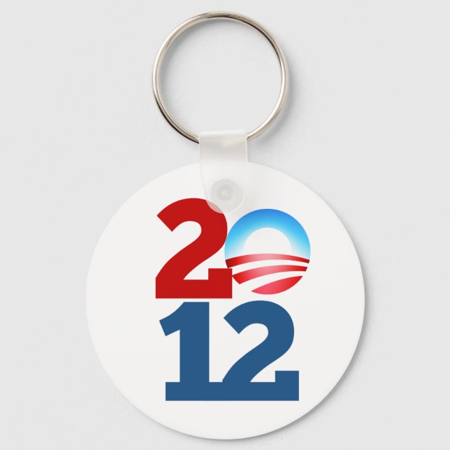 Barack Obama 2012 Key Ring (Front)