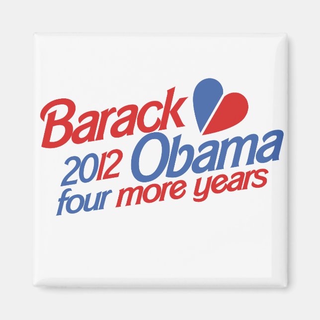 Barack Obama 2012 Magnet (Front)