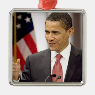 Barack Obama 2012 Metal Ornament