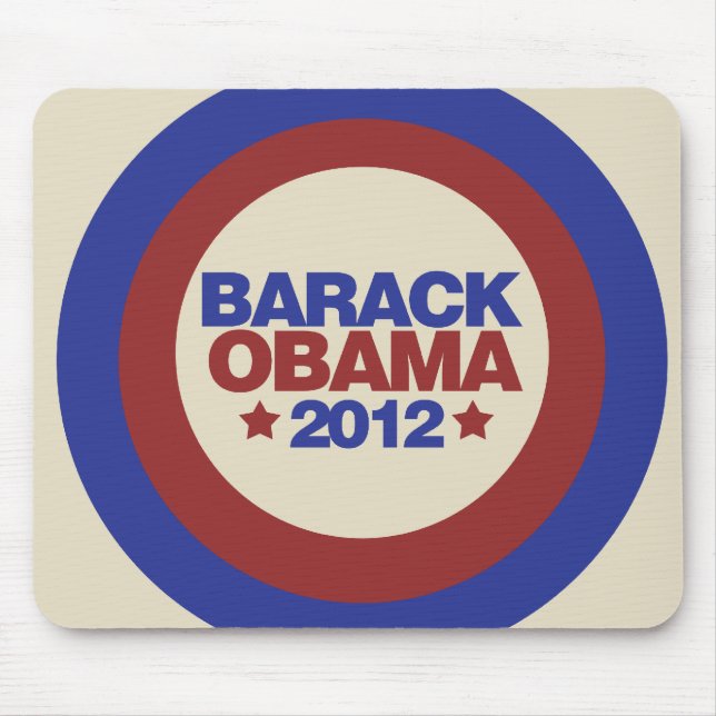 Barack Obama 2012 Mouse Pad (Front)