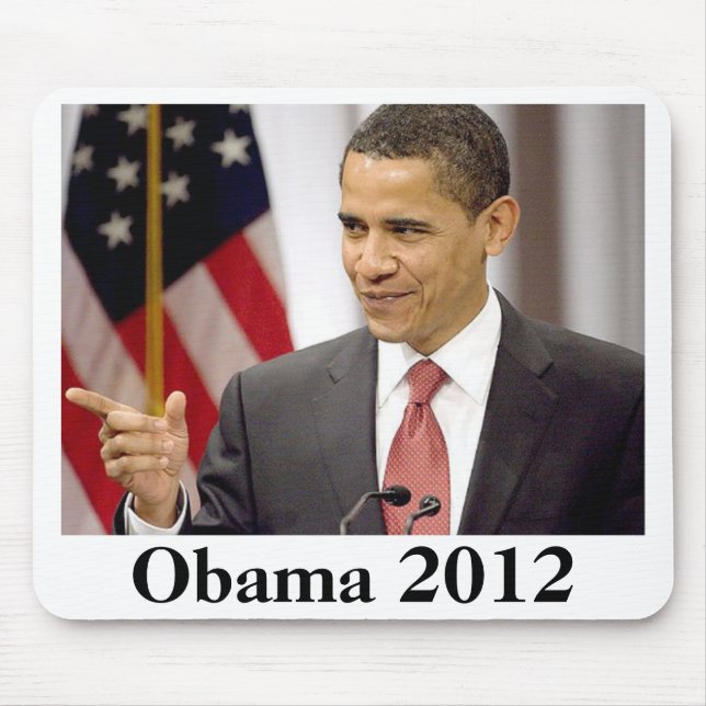 Barack Obama 2012 Mouse Pad (Front)