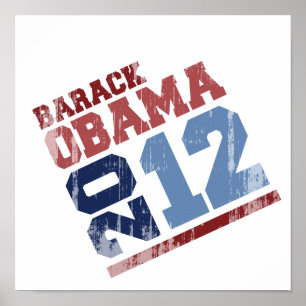 BARACK OBAMA 2012 SWAY Vintage.png Poster