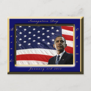 Barack Obama 2013 Presidential Inauguration Postcard