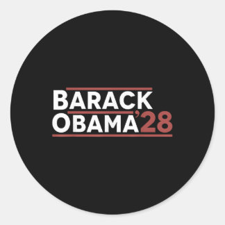 Barack Obama 2028 Classic Round Sticker