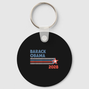 Barack Obama 2028 For President Patriotic Campaign Key Ring