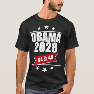 Barack Obama 2028 President American Flag Pro Obam T-Shirt