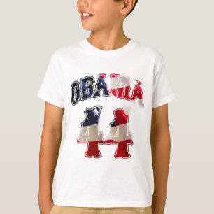 Barack Obama 44 flag t shirt