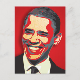 Barack Obama 44th President Postcard