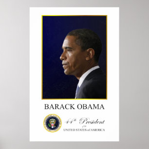 Barack Obama - 44th President Poster