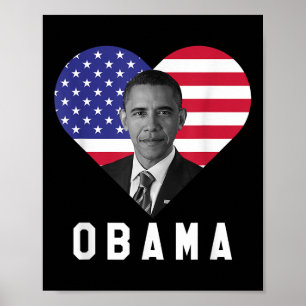 Barack Obama 44th Usa President I Love Obama Poster