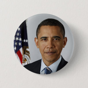 Barack Obama 6 Cm Round Badge
