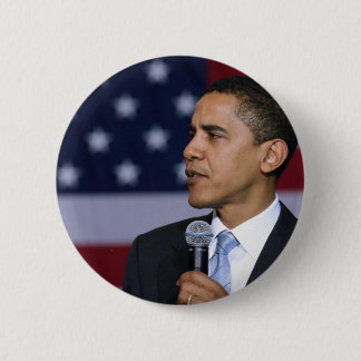 Barack Obama 6 Cm Round Badge