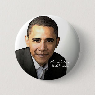 Barack Obama 6 Cm Round Badge