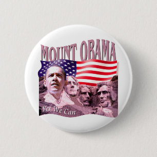 Barack Obama 6 Cm Round Badge