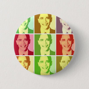 Barack Obama 6 Cm Round Badge