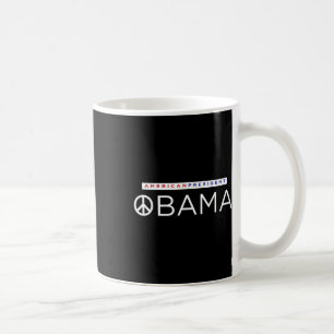 Barack Obama American President Peace Sign Coffee Mug