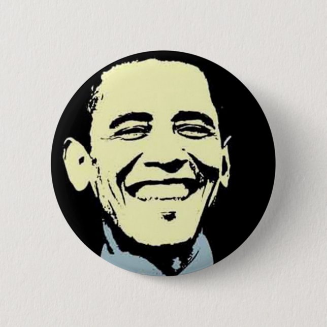 Barack Obama Art 6 Cm Round Badge (Front)