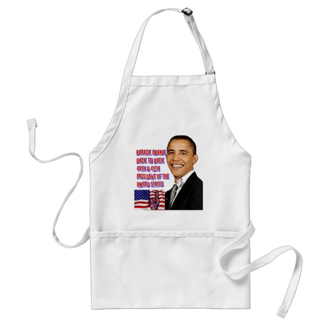 Barack Obama,Back To Back_ Standard Apron (Front)