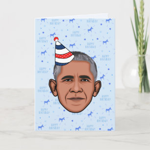 BARACK OBAMA BIRTHDAY CARD