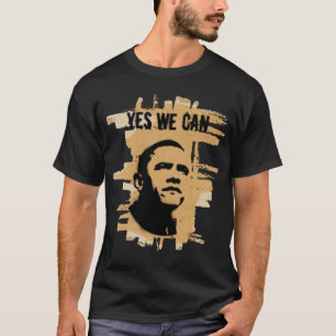 Barack Obama (Both sides) Stencil ... - Customised T-Shirt