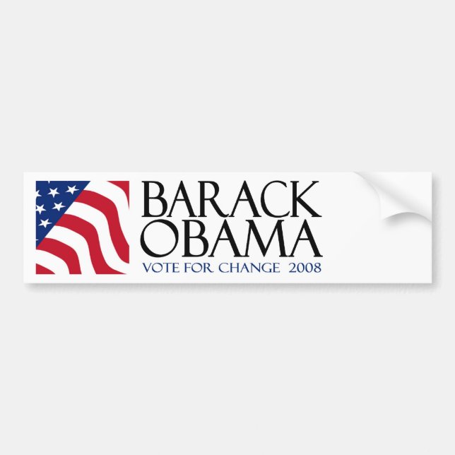 Barack Obama Bumper Sticker (Front)