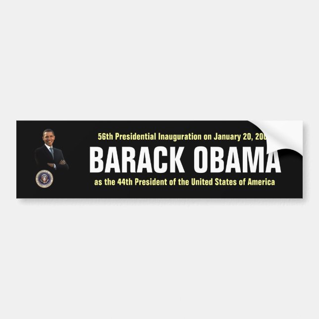 BARACK OBAMA BUMPER STICKER (Front)