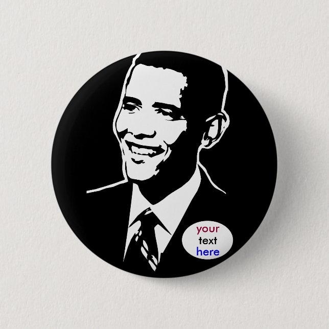 Barack Obama button (Front)