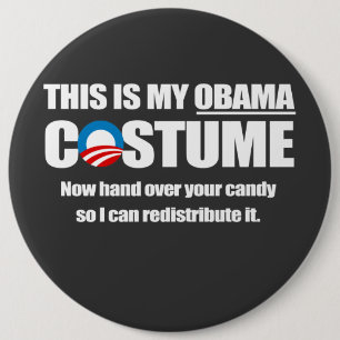 Barack Obama Costume 6 Cm Round Badge