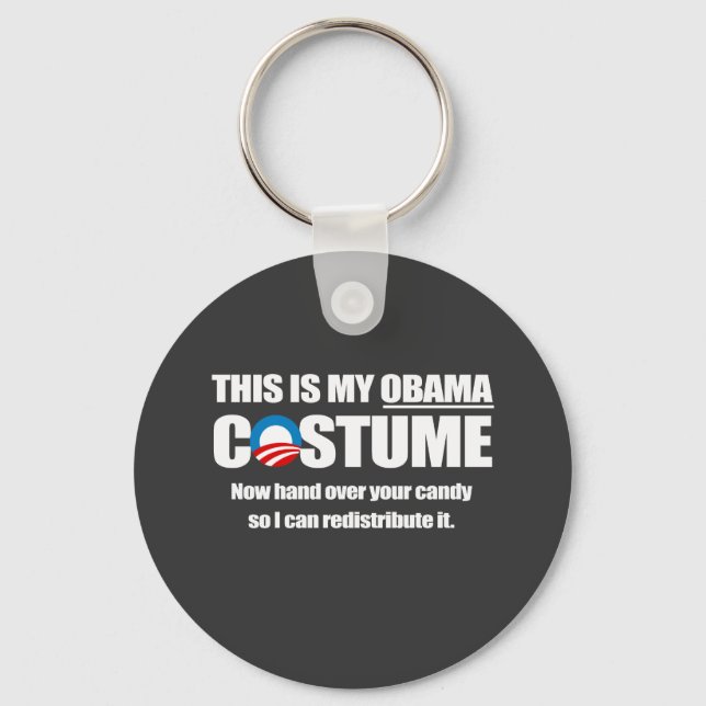 Barack Obama Costume Key Ring (Front)