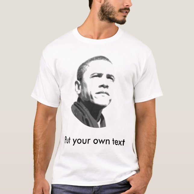Barack Obama, customisable T-Shirt (Front)